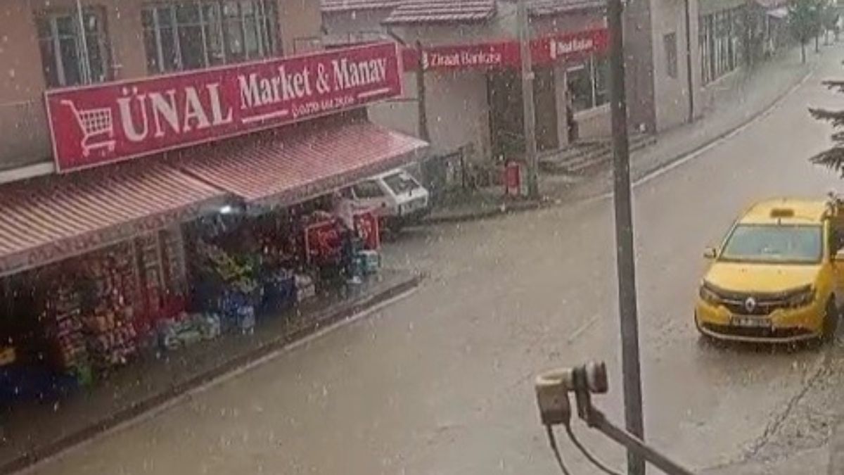 Karabük'te dolu yağışı hayatı olumsuz etkiledi