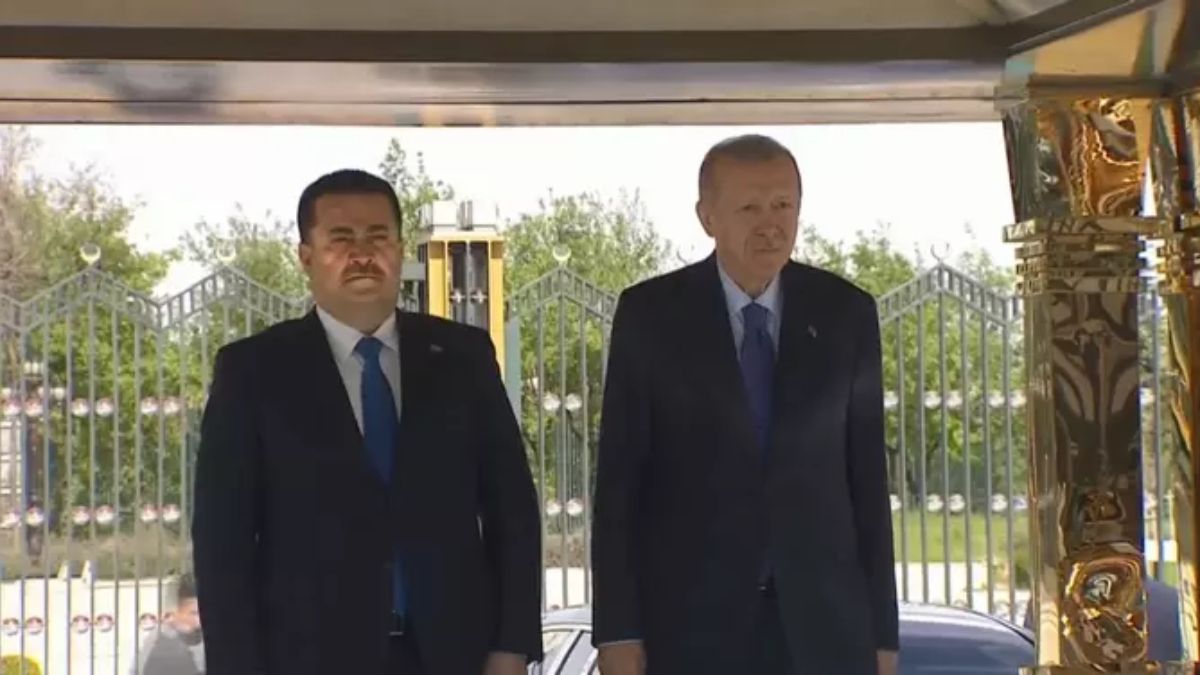 Cumhurbaşkanı Erdoğan, Irak Başbakanı Sudani'yi karşıladı