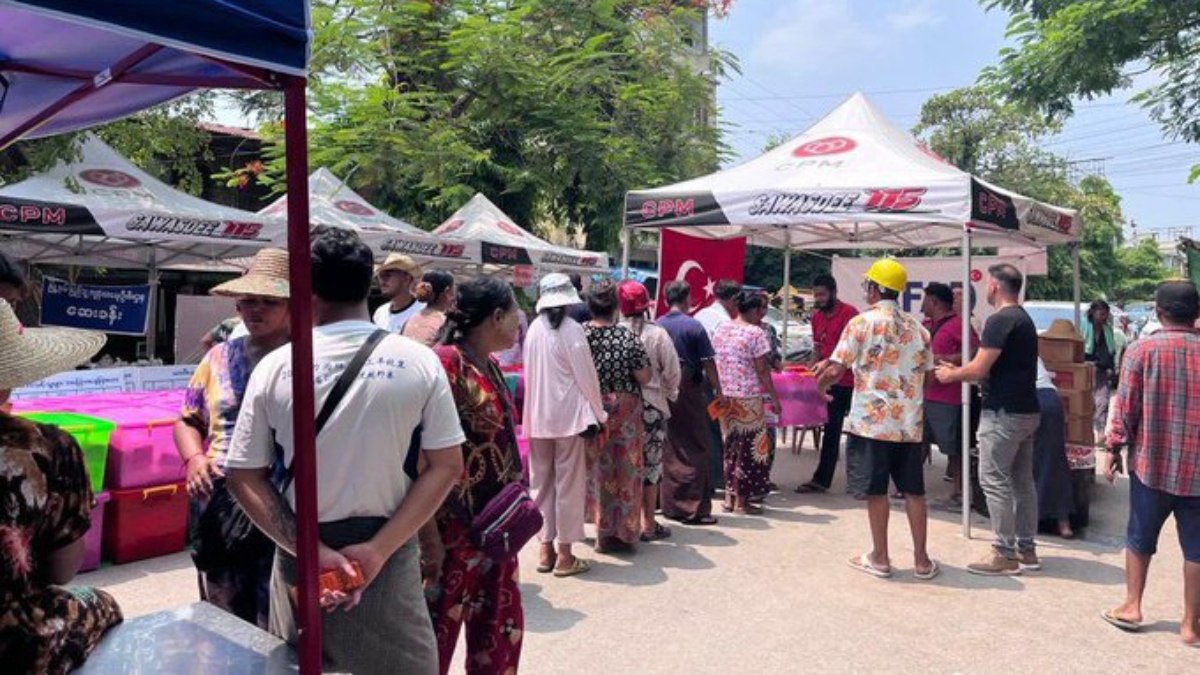 AFAD'dan Myanmar'daki depremzedelere yardım eli