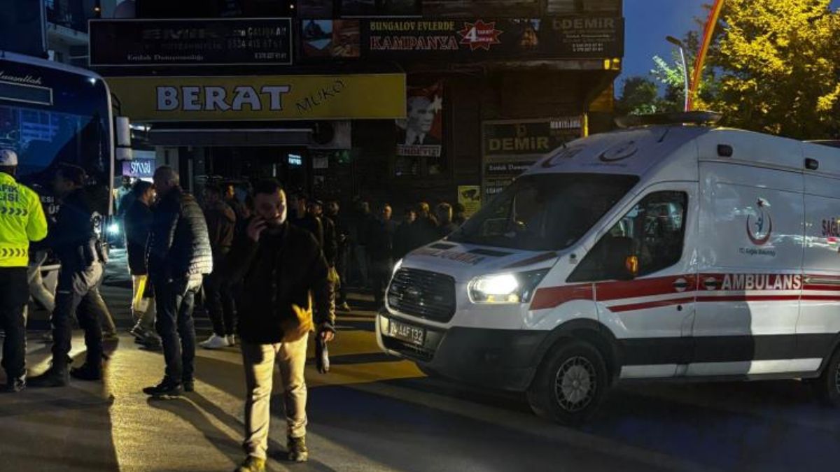 Bartın'da otobüsün çarptığı şahıs yaralandı