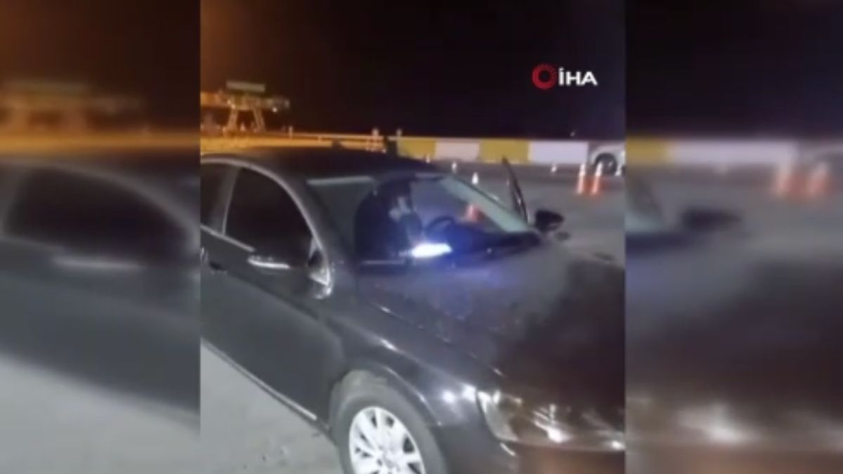Aydın'da usulsüz çakar kullanan sürücü jandarmaya yakalandı