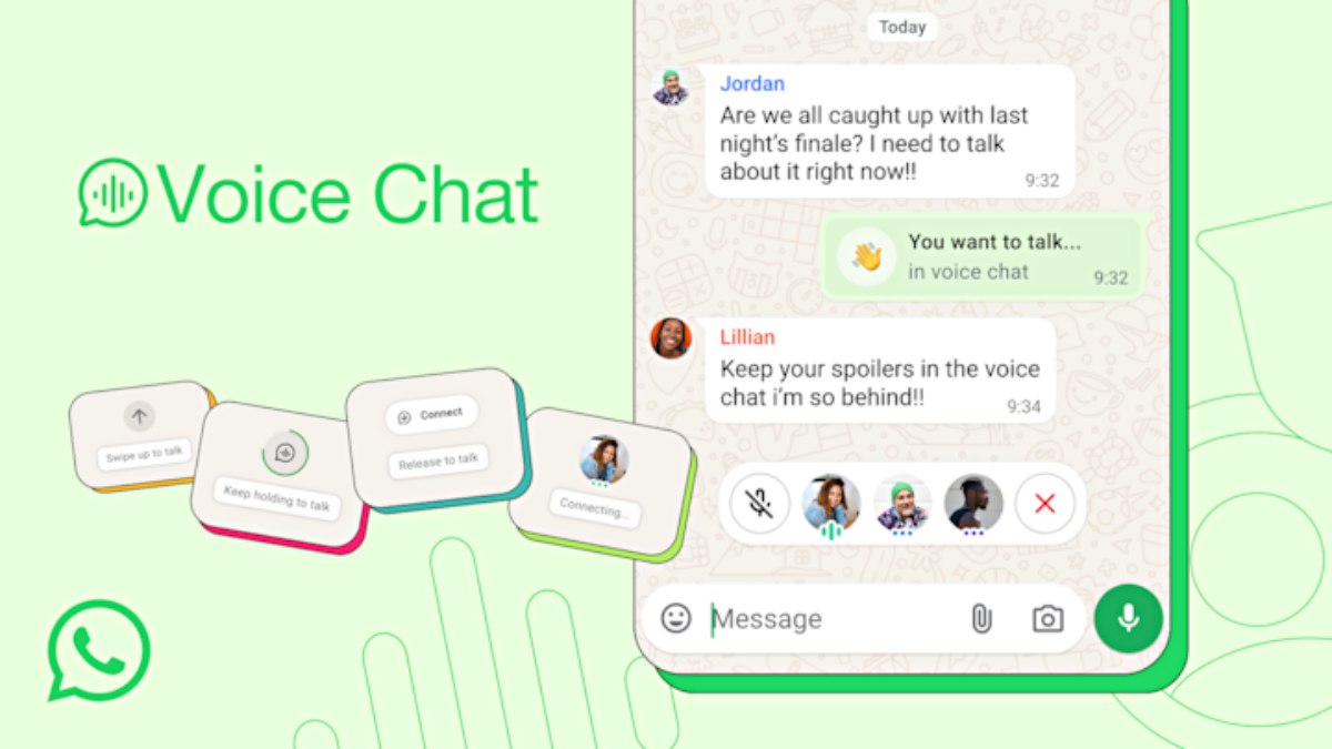 WhatsApp, sesli sohbet özelliğini tüm gruplar için kullanıma sunuyor