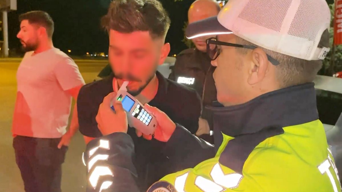 Aksaray'da yasal sınırın 5 katı üzerinde alkollü yakalandı