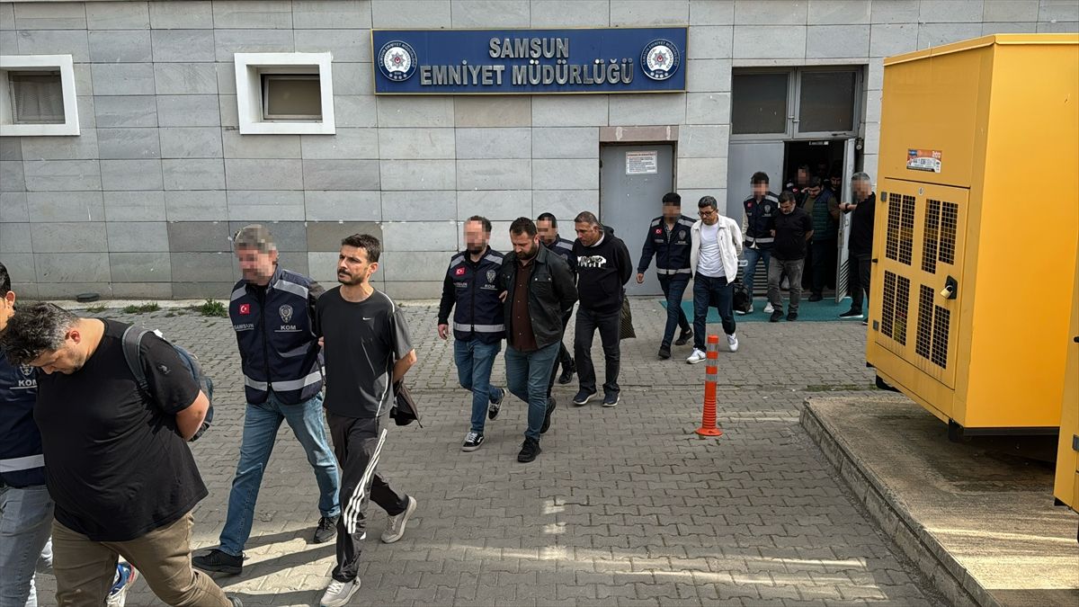 Samsun'da FETÖ’nün döner zincirlerine operasyon: 14 şüpheli adliyede