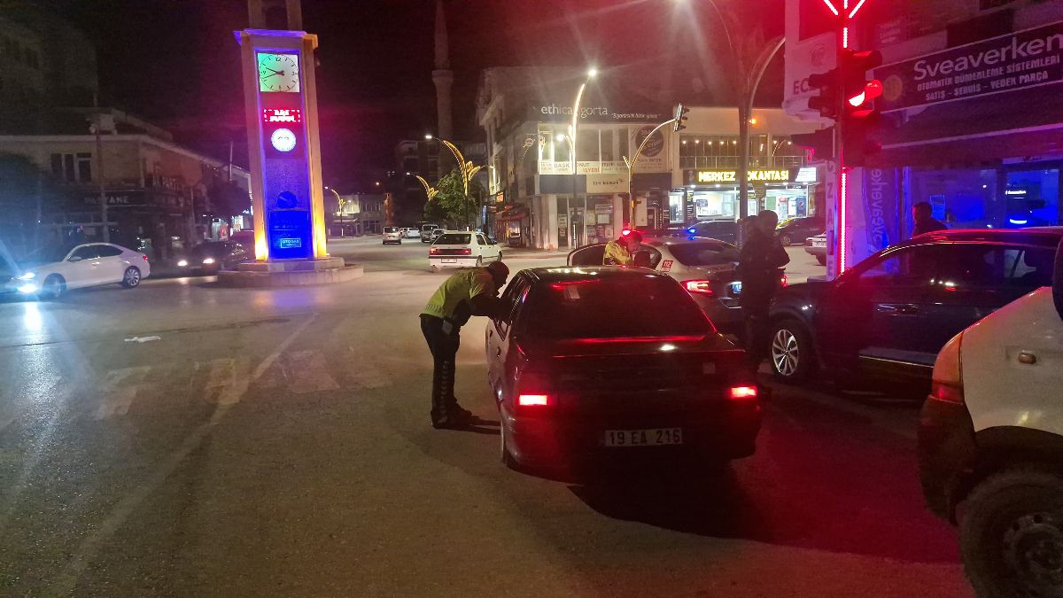 Çorum'da trafik polisinden şok denetim: 86 bin TL para cezası kesildi