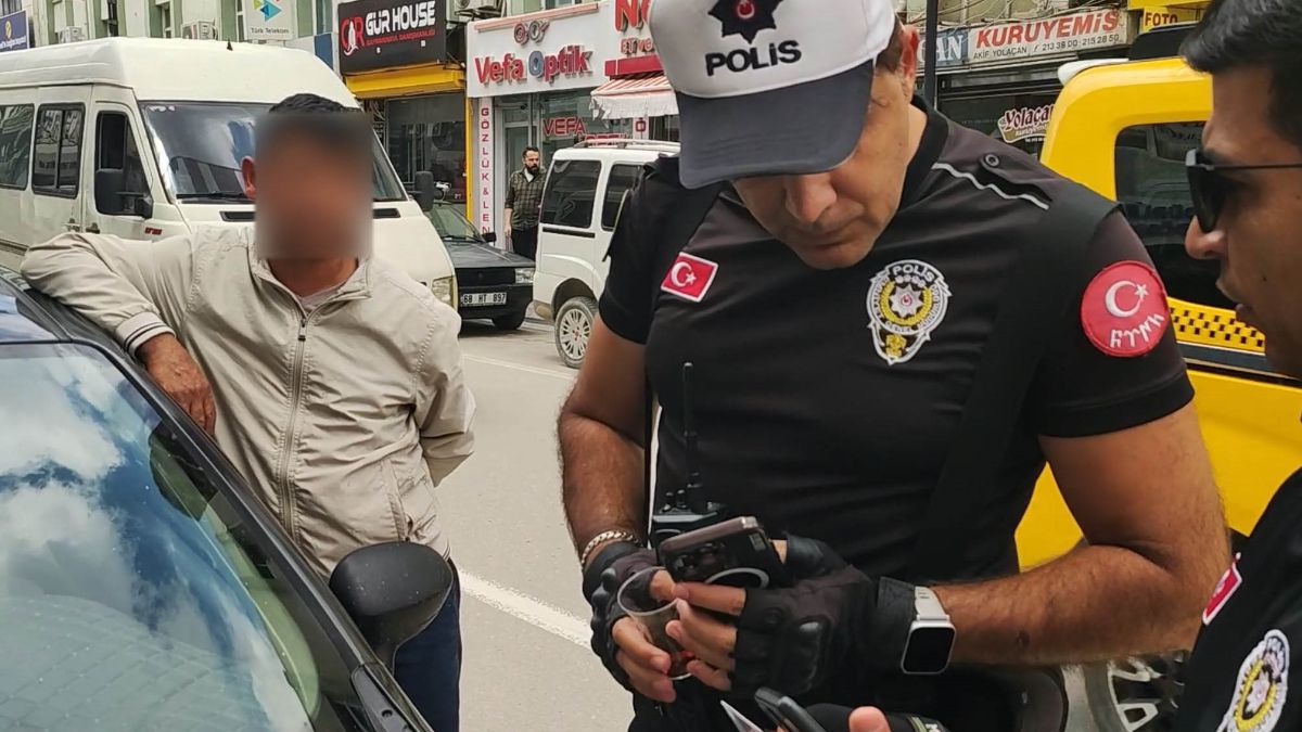 Aksaray'da sahte ehliyet ibraz etti: Gözaltına alındı