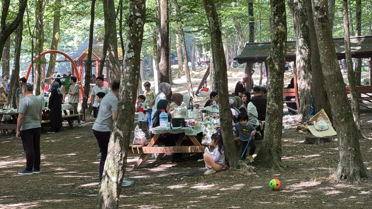 İstanbullular bayramın 2'nci gününde Belgrad Ormanı'na akın etti