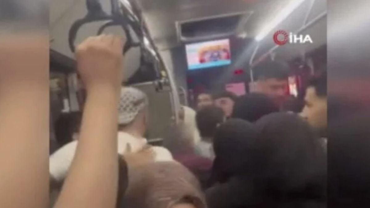 Arnavutköy'de İETT otobüsünde yumruklu kavga