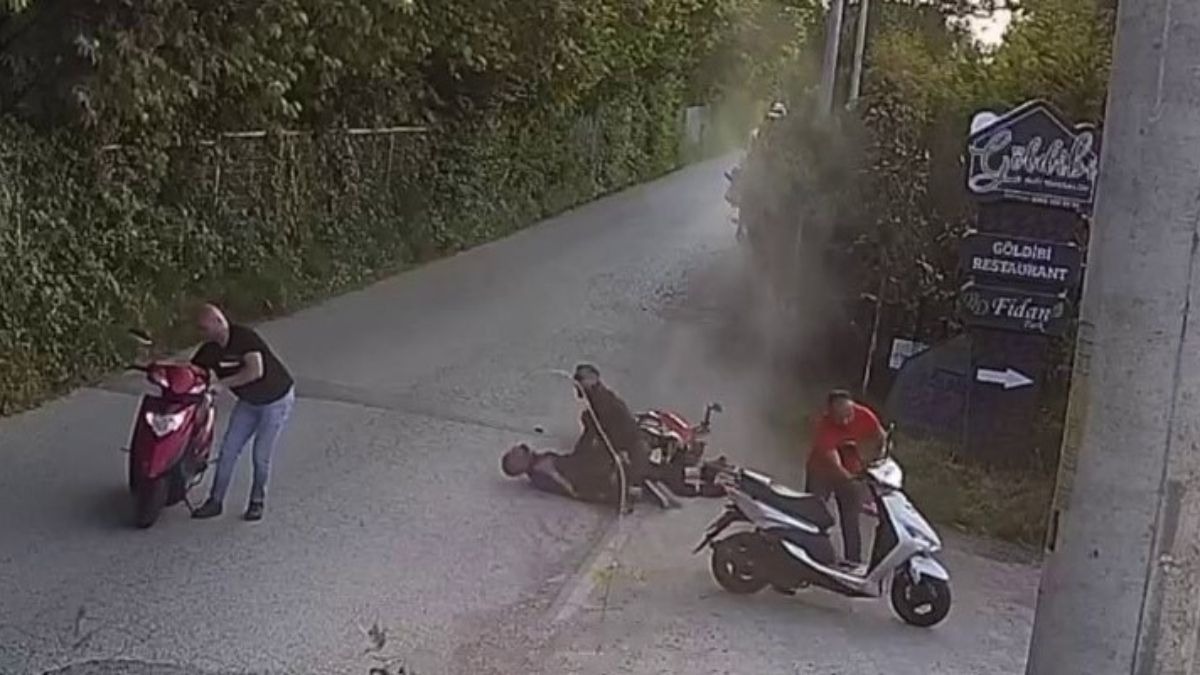 Sakarya'da kasksız sürüş yüzünden canından oluyordu