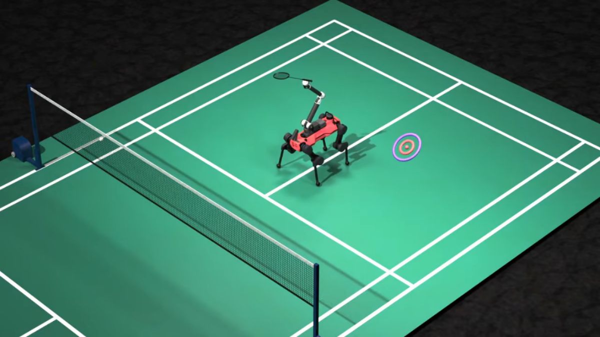 İnsanlarla badminton oynayan robot: ANYmal