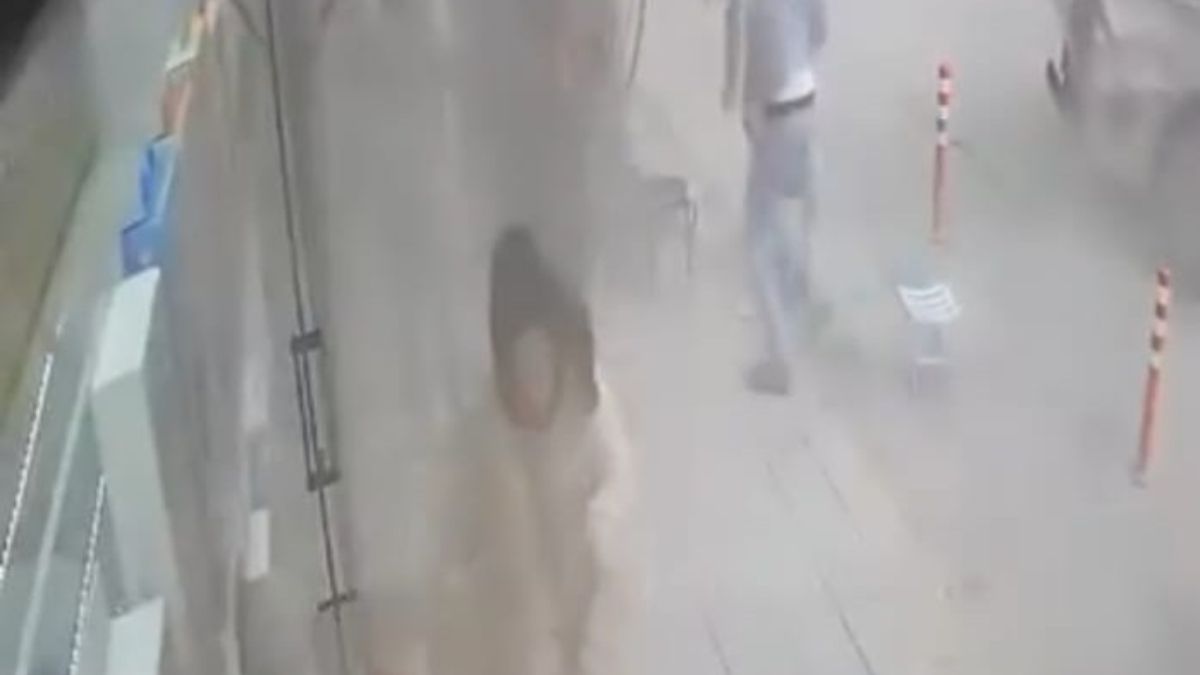Malatya'da tır lastiği patladı, vatandaşlar korku dolu anlar yaşadı