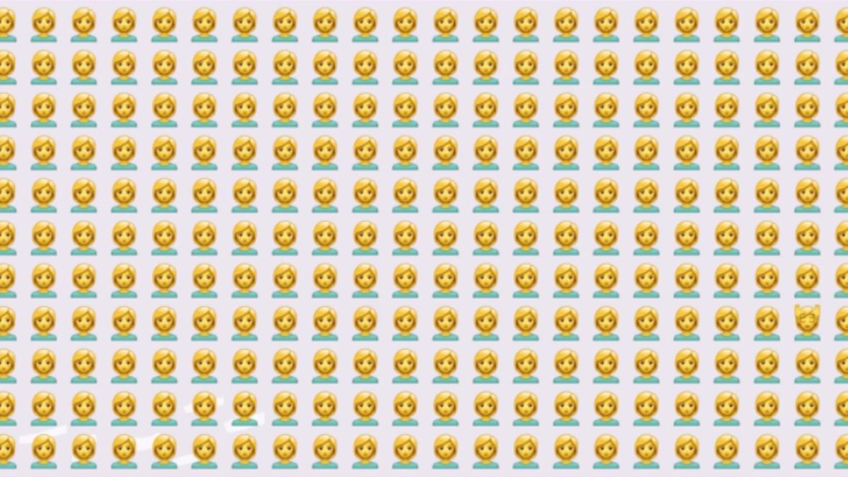 Optik illüzyon testi: Resimdeki farklı emojiyi 5 saniyede bulanlar dahi sayılıyor