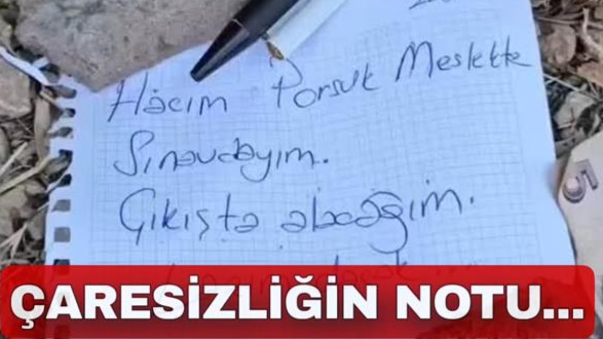 YKS'ye giren gençten yürek burkan not: