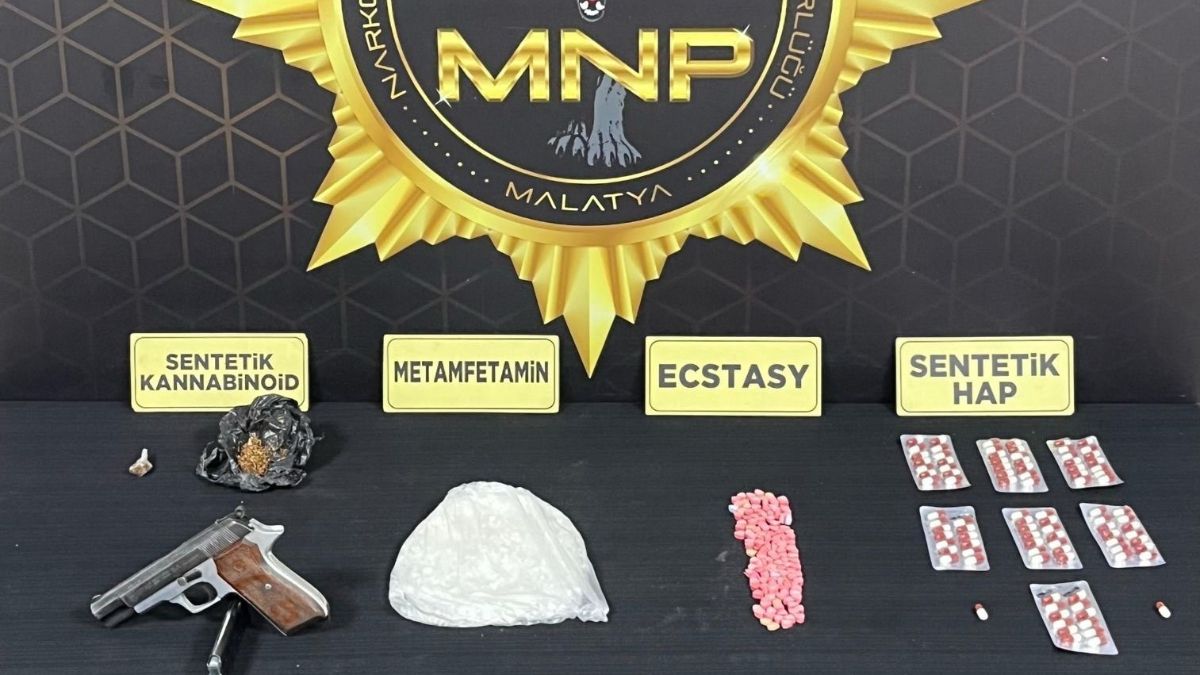 Malatya’da uyuşturucu operasyonu düzenlendi
