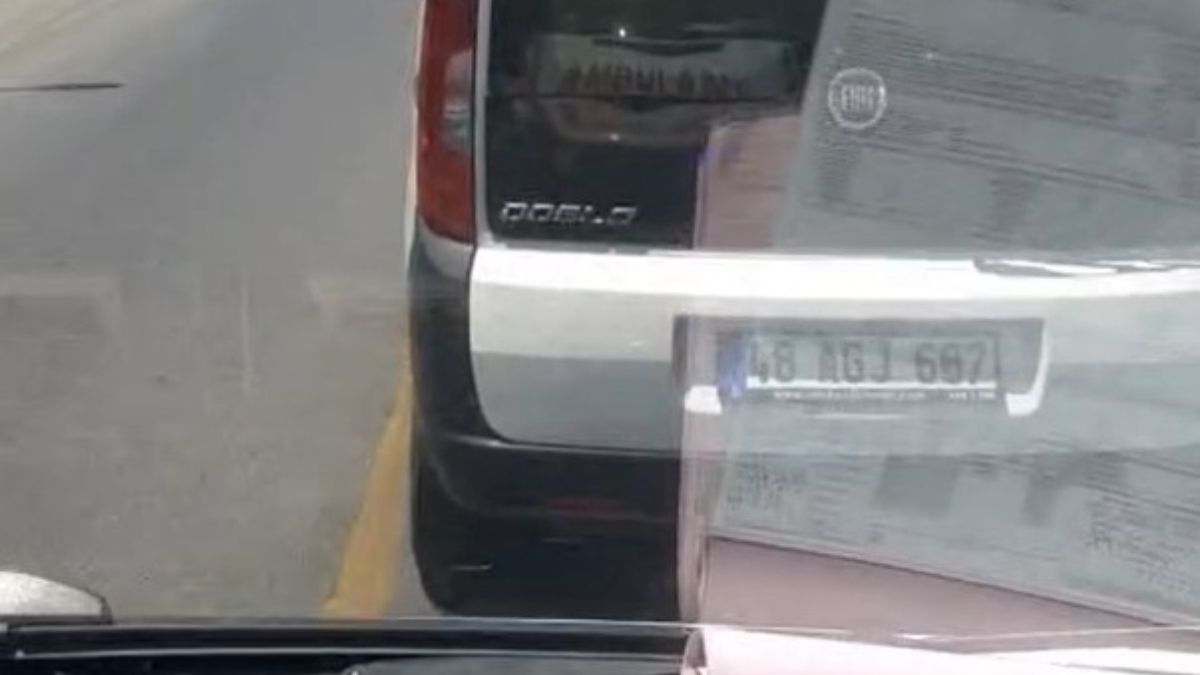 Muğla Bodrum'da ambulansa yol vermeyen sürücü yakalandı