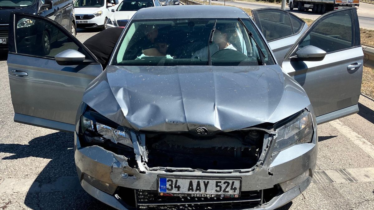 Kırıkkale'de zincirleme kaza