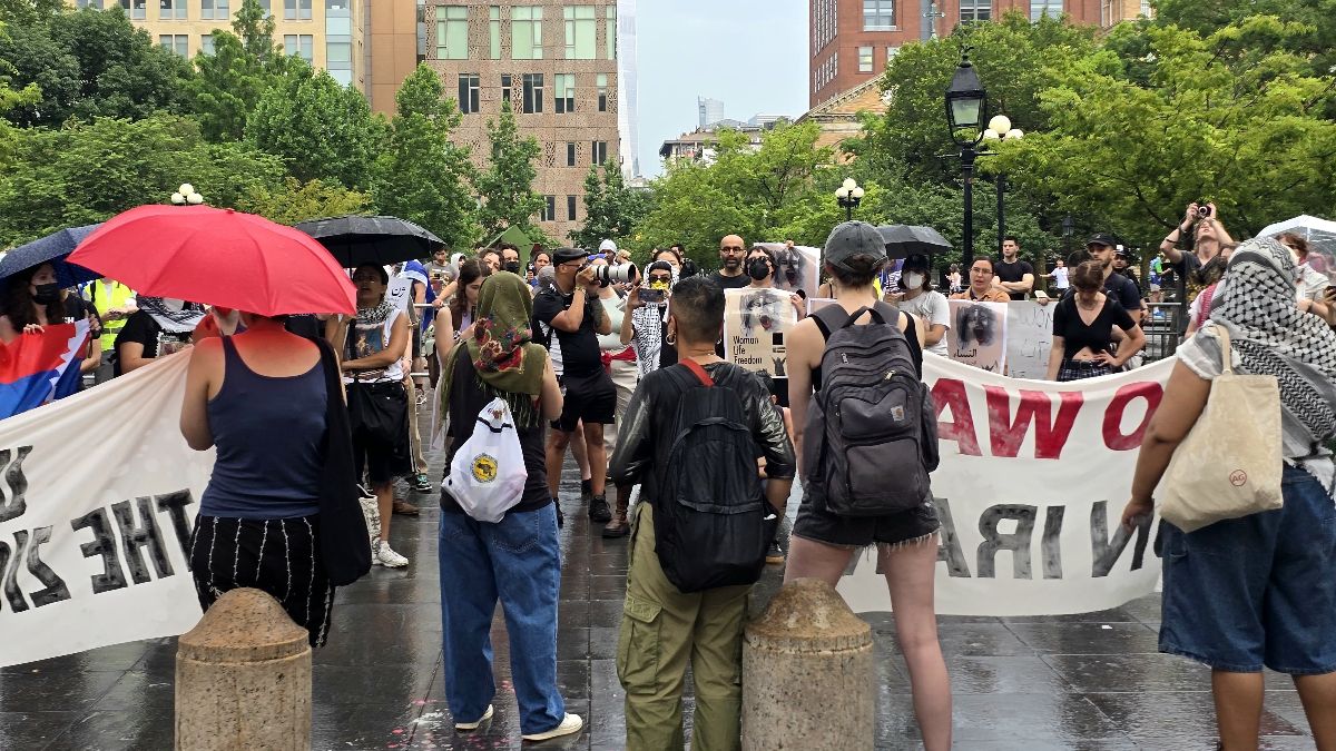 ABD'de Trump ve Netanyahu karşıtı protesto: Özgür Filistin, Özgür İran
