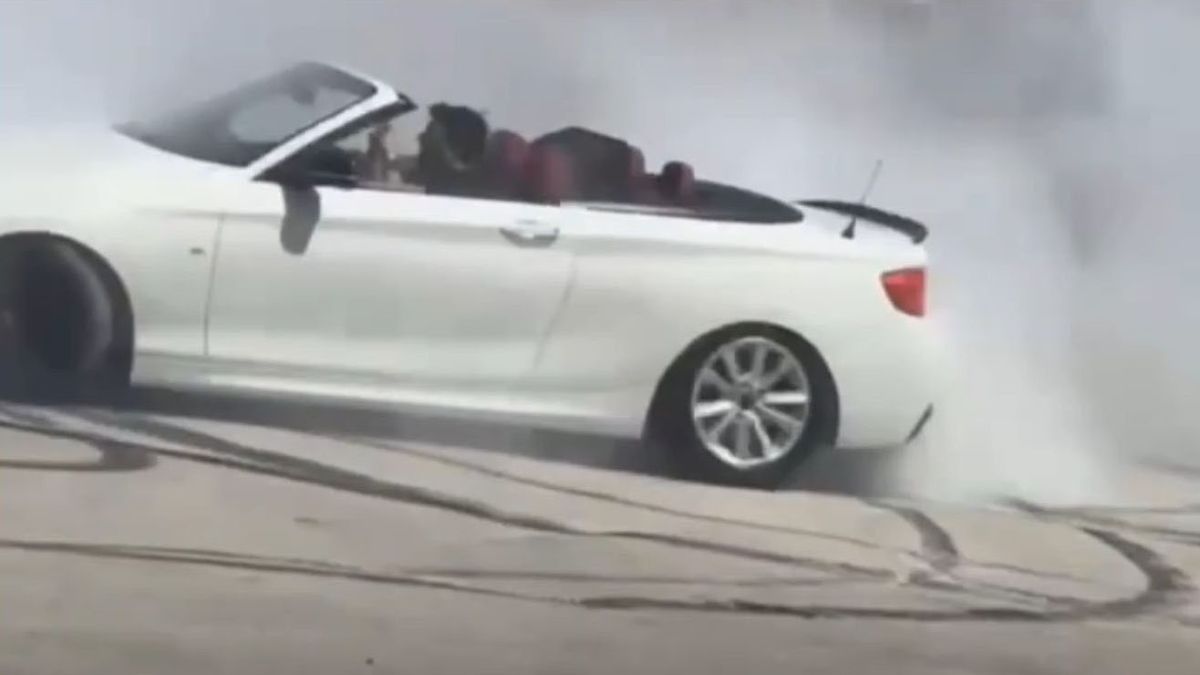 Burdur'da cadde ortasında drift atan sürücüye 46 bin TL ceza