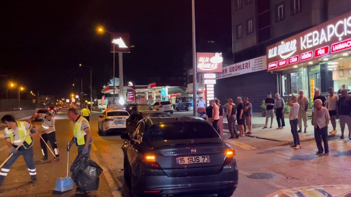 Bursa'da alkollü sürücü makas atarken kaza yaptı: 2 yaralı