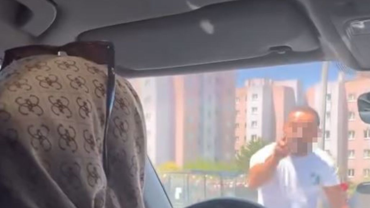İstanbul'da 'makas attın' deyip kadın sürücünün yolunu kesti, camına vurdu