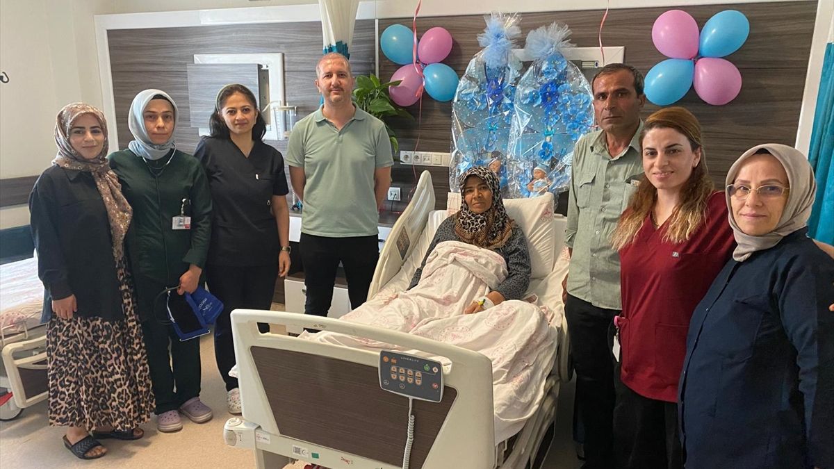 Şanlıurfa’da 53 yaşında ikiz bebek sevinci yaşadı