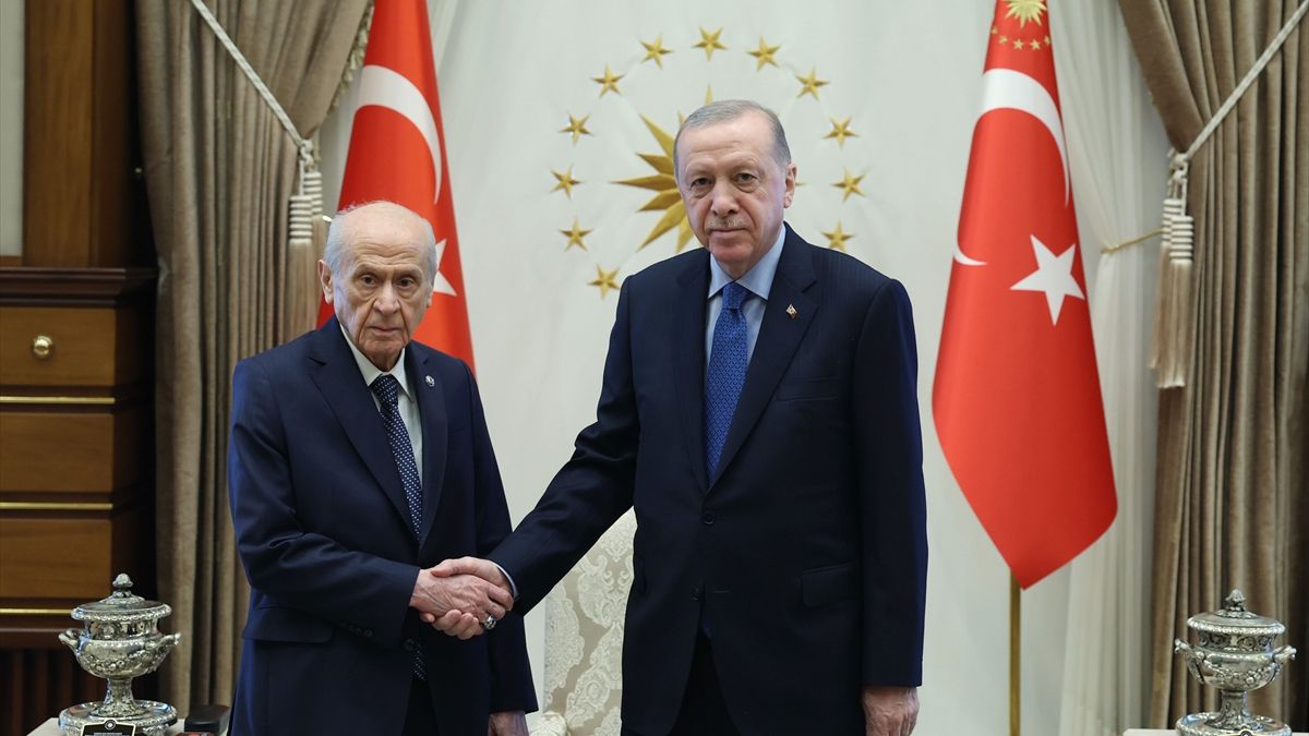 Cumhurbaşkanı Erdoğan Devlet Bahçeli ile görüştü