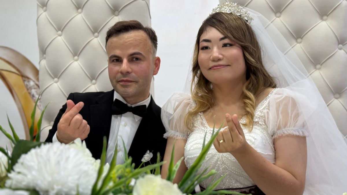 İş için gittiği Japonya'da aşık oldu: Düzce'de evlendi