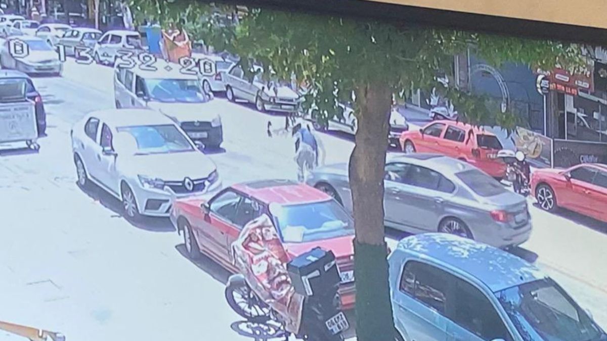 Ankara'da otomobilin çarptığı yaya, havada takla attı