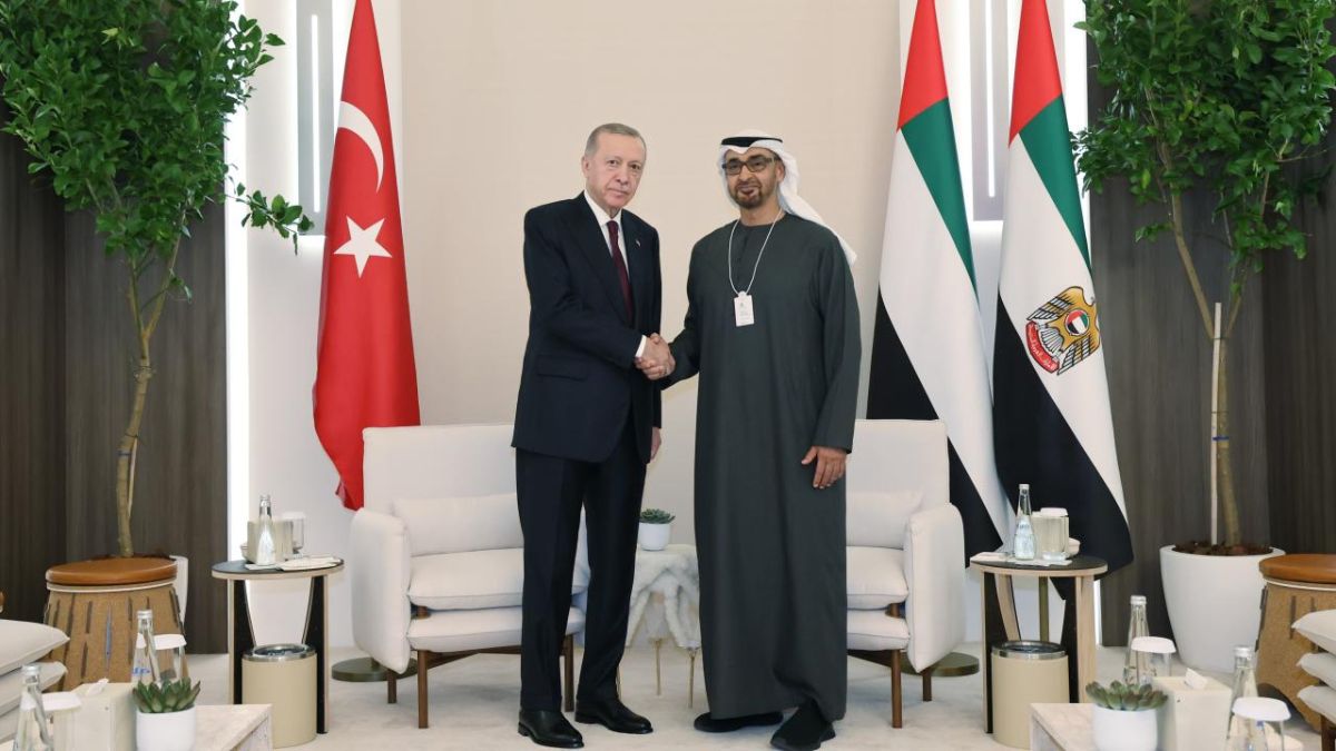 Cumhurbaşkanı Erdoğan, BAE Devlet Başkanı Al Nahyan ile görüştü