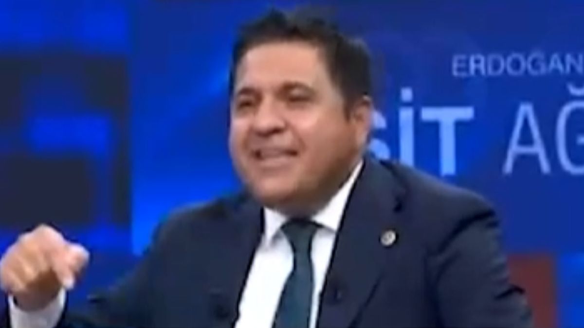 TV100 canlı yayınında gergin anlar