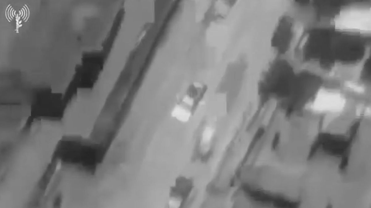 İsrail'in Suriye'ye yönelik saldırısının görüntüleri ortaya çıktı