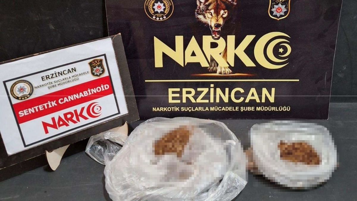Erzincan’da uyuşturucu ele geçirildi