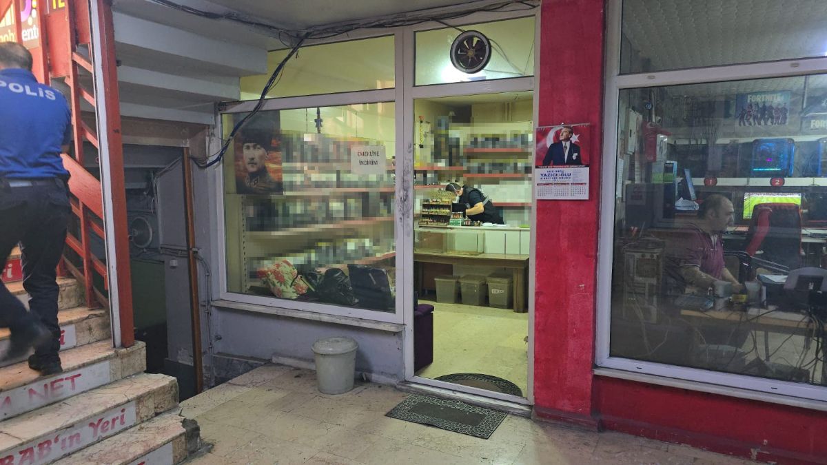Zonguldak'ta çocuk hırsızlar önce selfie çekti sonra dükkanı soydu
