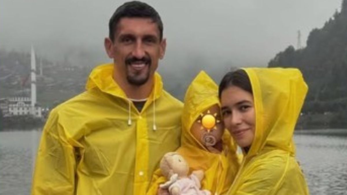 Trabzonsporlu Savic, ailesiyle Uzungöl'de