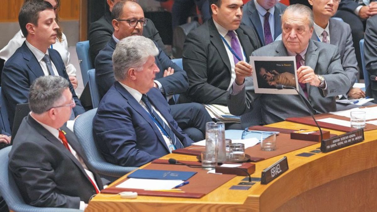 İsrail, BM'de gerçekle yüzleşti: Gazzeli çocuğunu fotoğrafını gösterdi