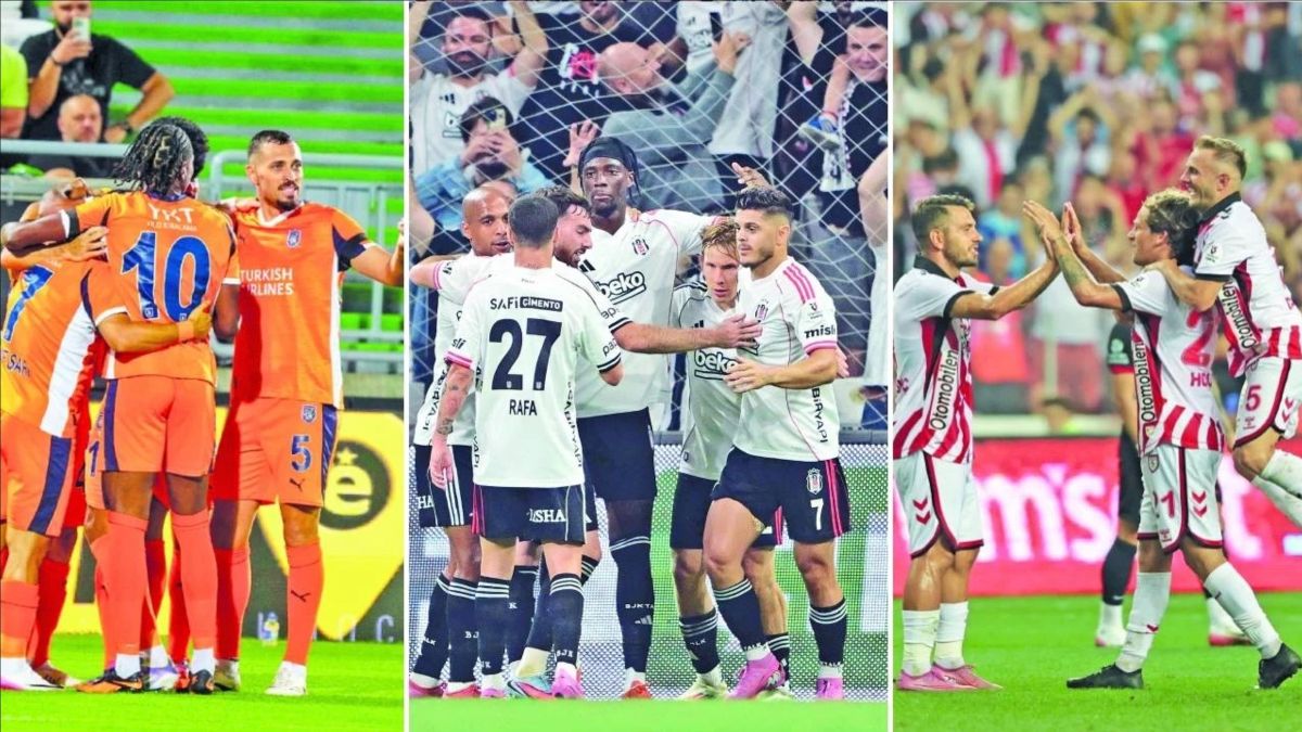 Avrupa'da Beşiktaş, Samsunspor ve Başakşehir avantaj peşinde