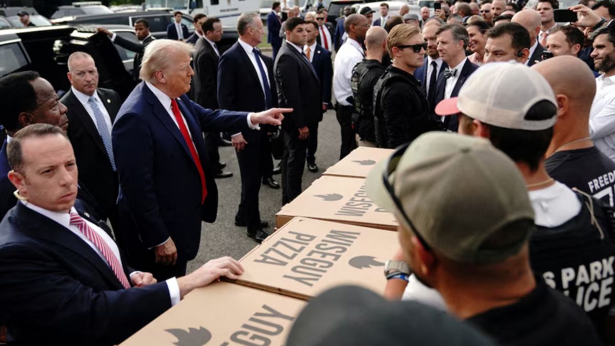 Donald Trump başkentteki güvenlik önlemlerini denetledi