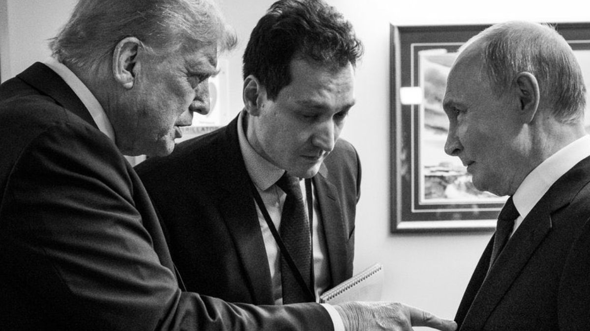 Trump, Putin ile olan görüşmesinden yeni nir kare yayınladı