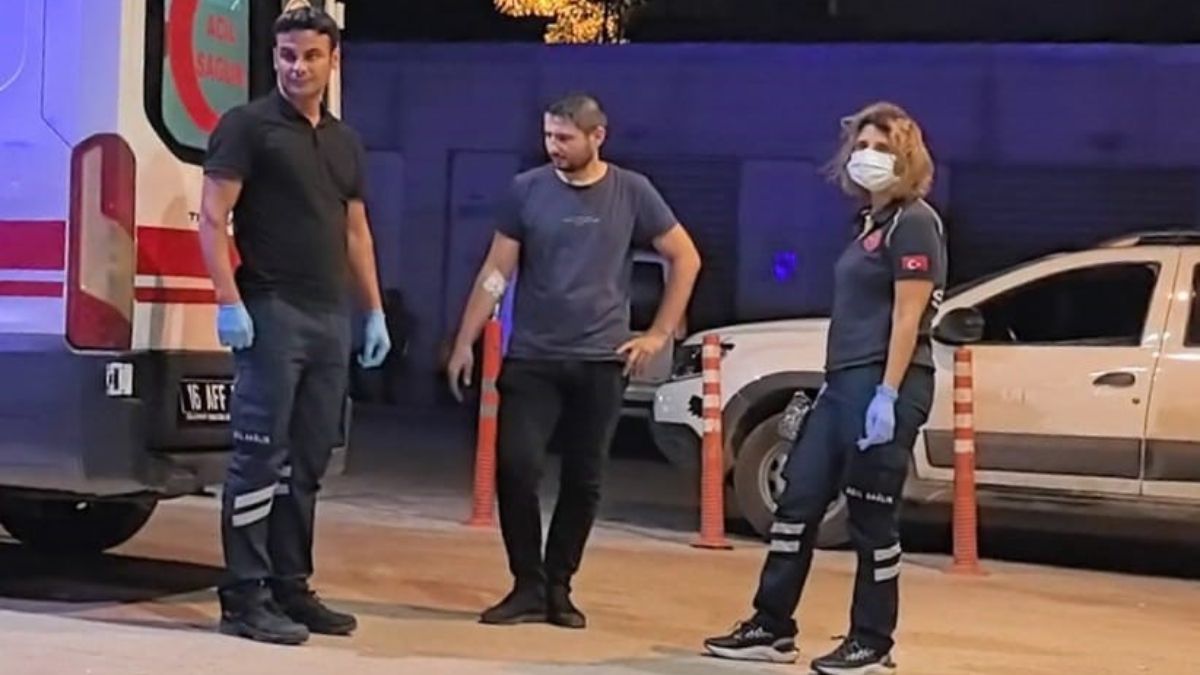 Bursa'da üzerine asit sıçrayan işçi yaralandı