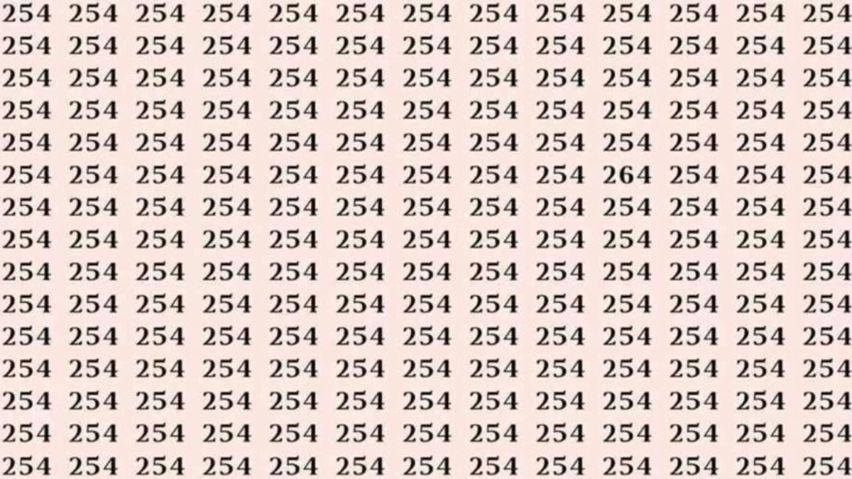 Farklı sayı nerede? İnsanların %90'ı resimdeki farklı sayıyı bulamıyor...