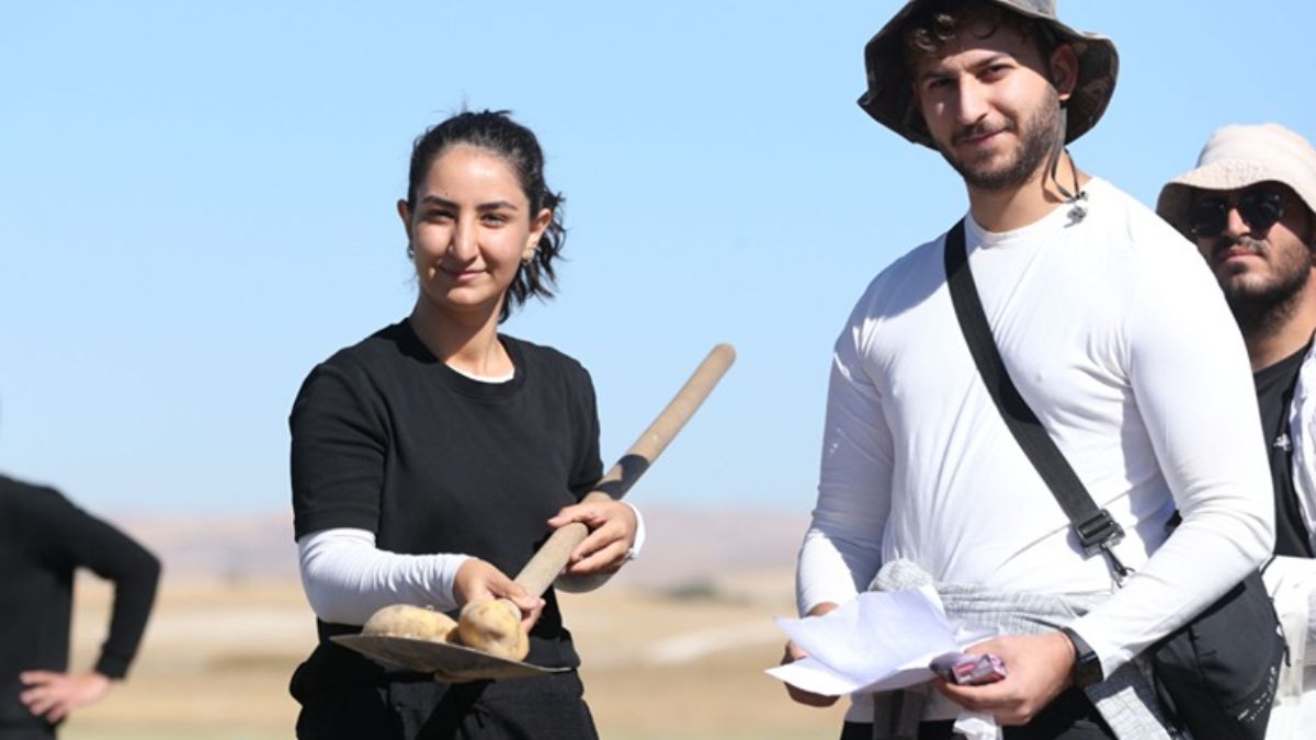 Erciyes Üniversitesi’nde patates tarlasından tez çalışması