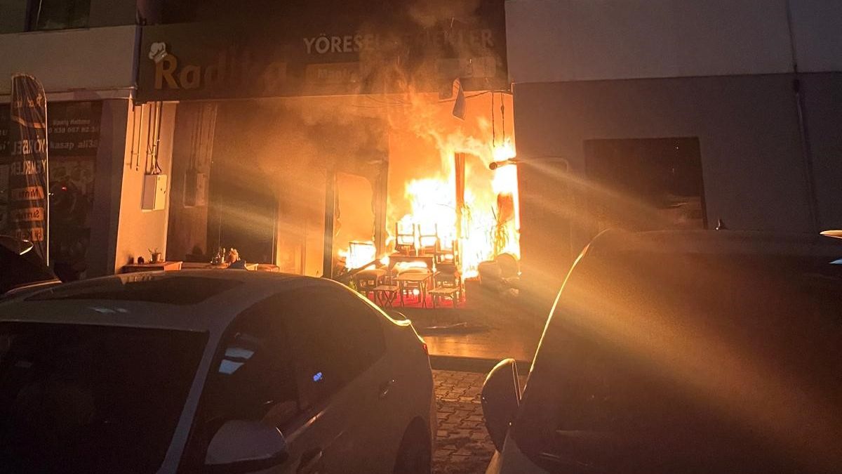 Kayseri'de restoranda çıkan yangın korkuttu