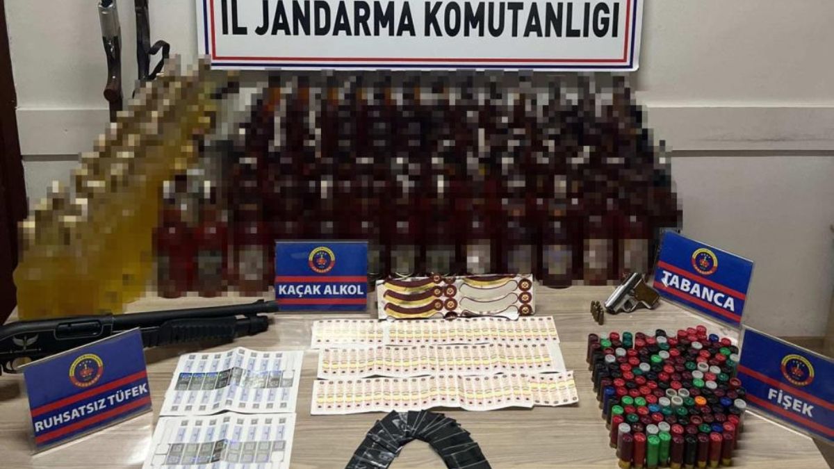 Manisa'da sahte içki operasyonu