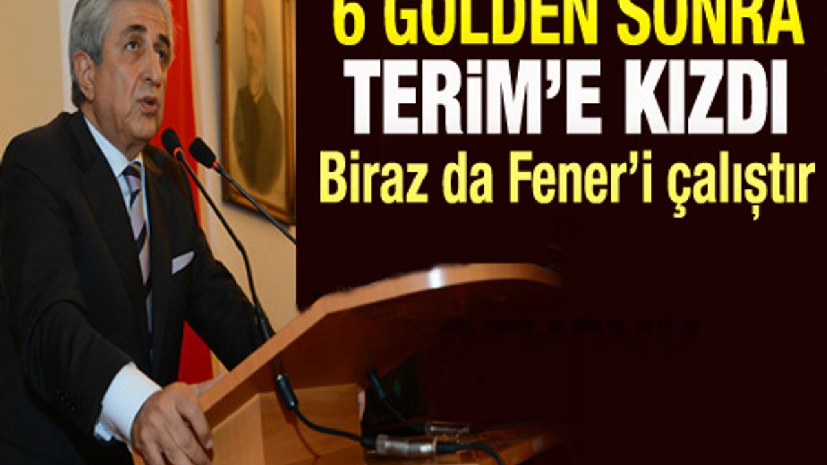 Galatasaraylı Adnan Nas Terim'i eleştirdi