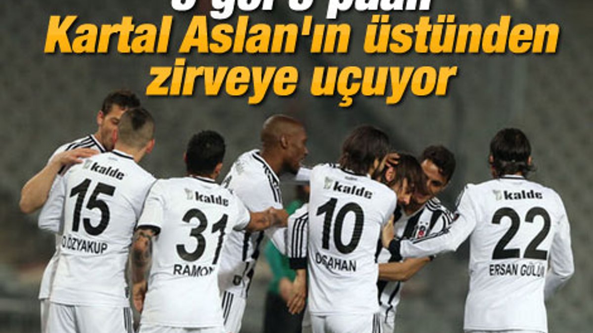 Beşiktaş uzaktan takibe devam ediyor