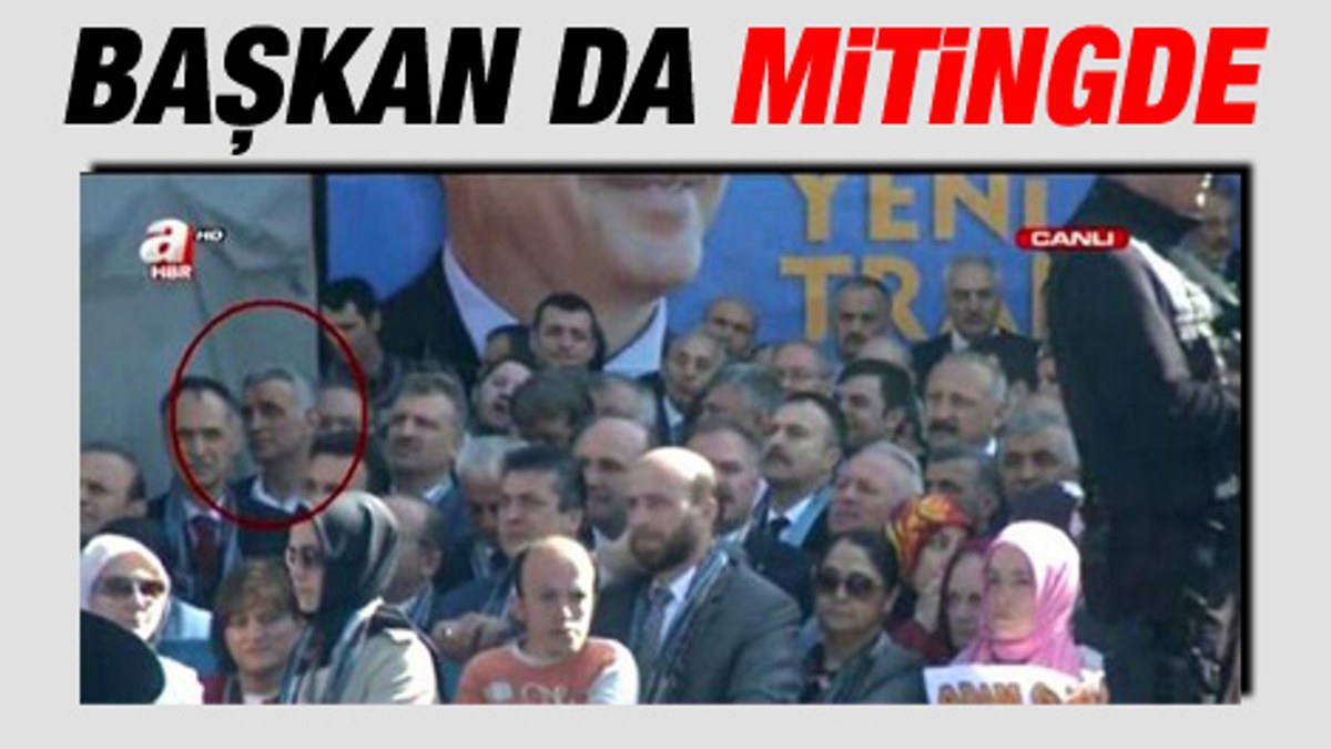 İbrahim Hacıosmanoğlu Erdoğan'ın Trabzon mitinginde