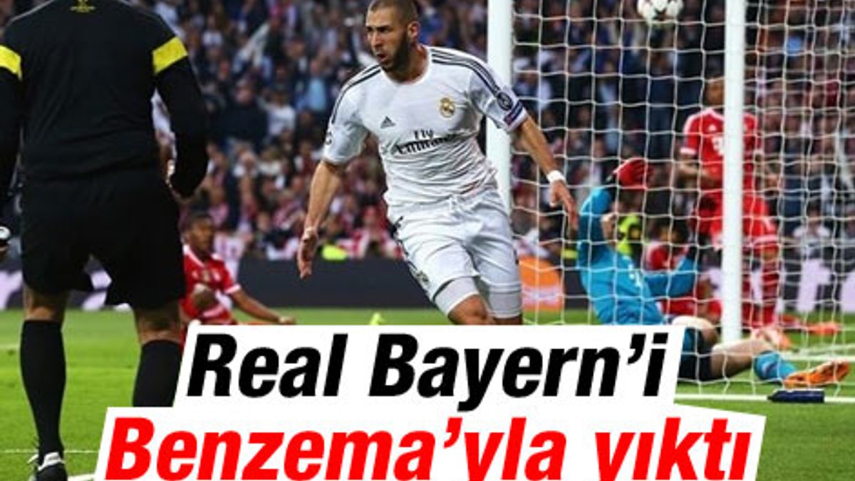 Real Madrid evinde Bayen Münih'i yendi