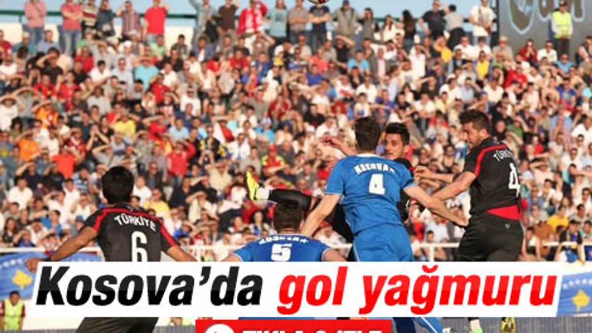 Kosova'da Türkiye'den gol yağmuru - İzle