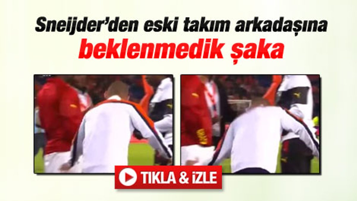 Sneijder Muntari'nin şortunu indirdi
