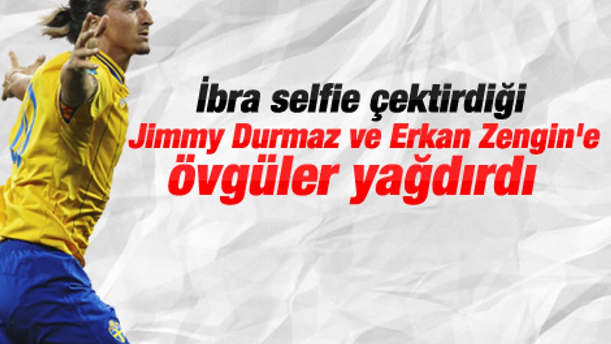 Erkan Zengin Jimmy Durmaz ve İbrahimoviç'ten selfie